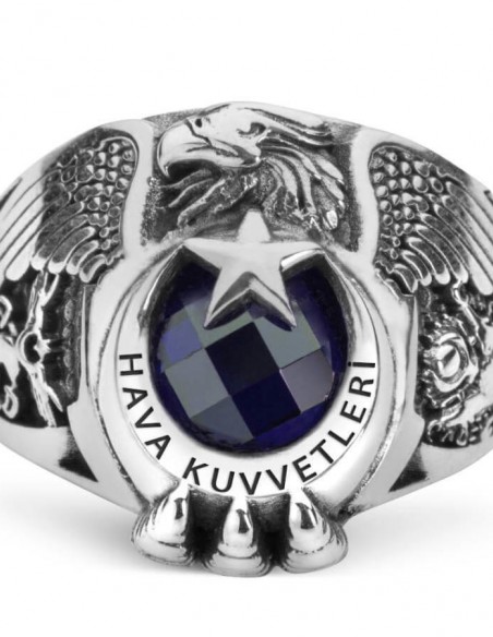Hava Kuvvetleri Kartal Başlı Pençeli Yüzük