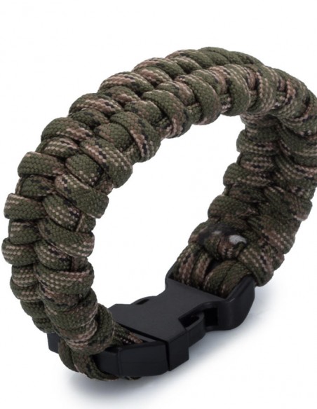 İnce Tasarım Kamuflaj Desen Outdoor Paracord Bileklik