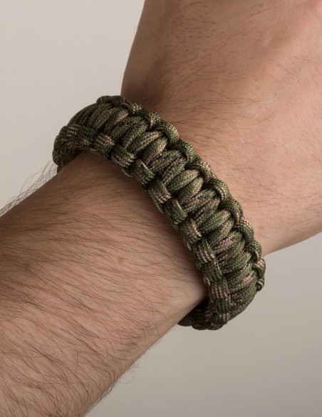 İnce Tasarım Kamuflaj Desen Outdoor Paracord Bileklik
