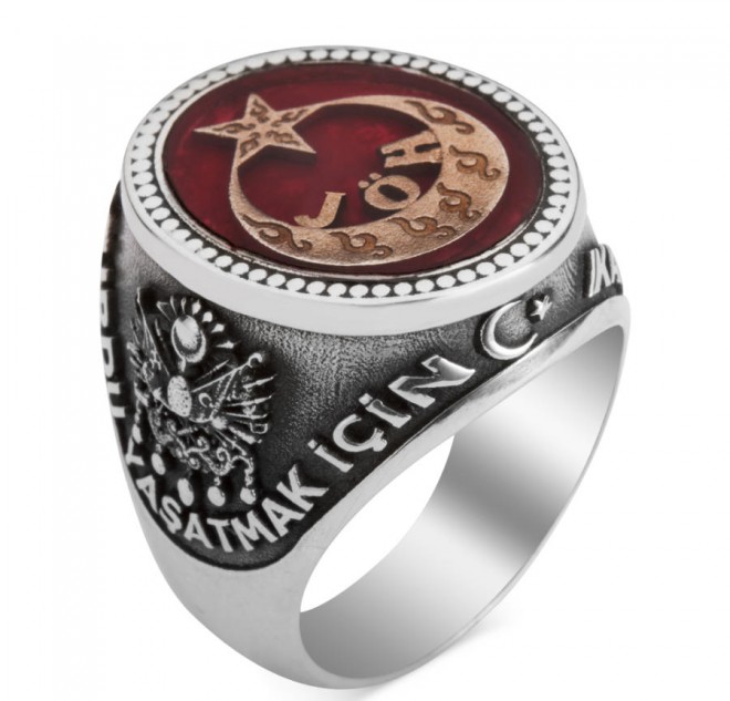 Kahramanlar Jandarma Özel Harekat Gümüş Yüzüğü