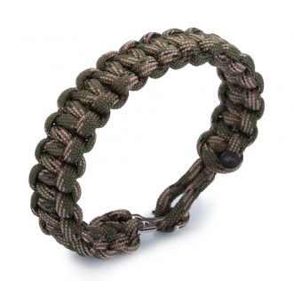 Kamuflaj Desen Kancalı Paracord Bileklik