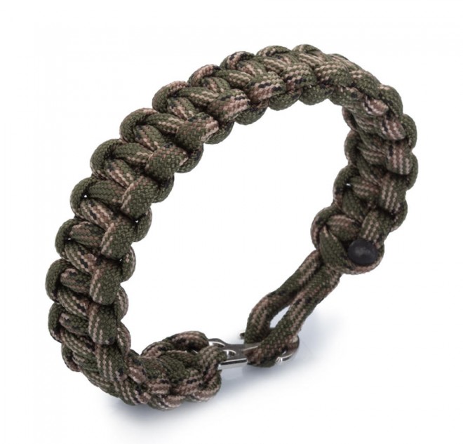 Kamuflaj Desen Kancalı Paracord Bileklik