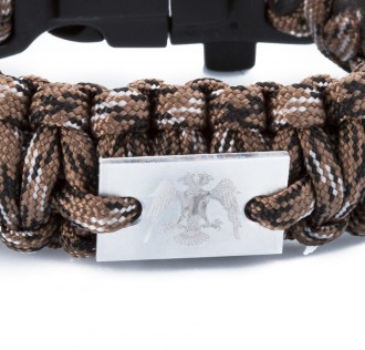 Kamuflaj Desen Selçuklu Kartalı Paracord Bileklik 2