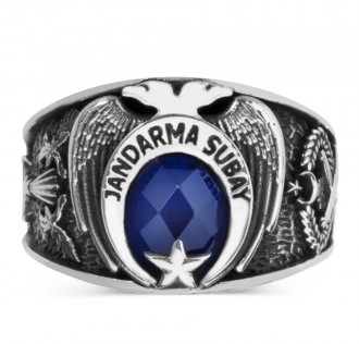 Kartal Başlı Jandarma Subay Yüzüğü