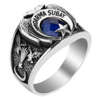 Kartal Başlı Jandarma Subay Yüzüğü 2