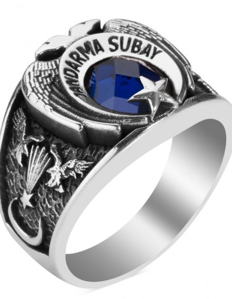 Kartal Başlı Jandarma Subay Yüzüğü