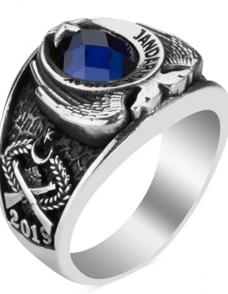 Kartal Başlı Jandarma Subay Yüzüğü