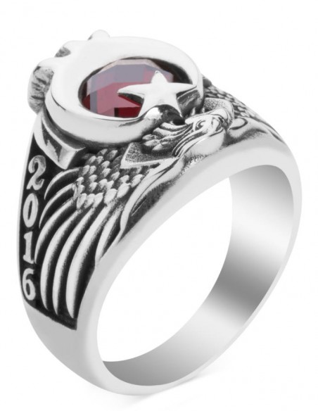 Kartal Başlı Pençeli Komando Uzman Çavuş Yüzüğü