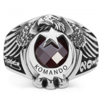 Kartal Başlı Pençeli Komando Yüzüğü