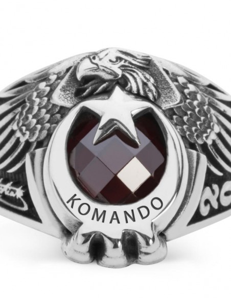 Kartal Başlı Pençeli Komando Yüzüğü
