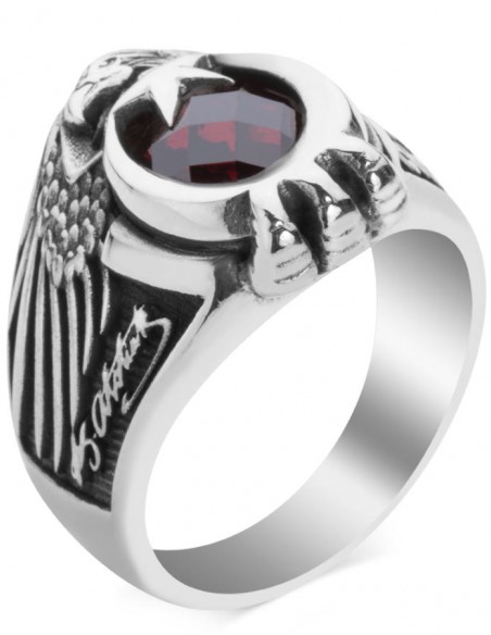 Kartal Başlı Pençeli Komando Yüzüğü