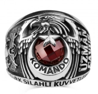 Kartal Başlı TSK Komando Uzman Çavuş  Yüzüğü
