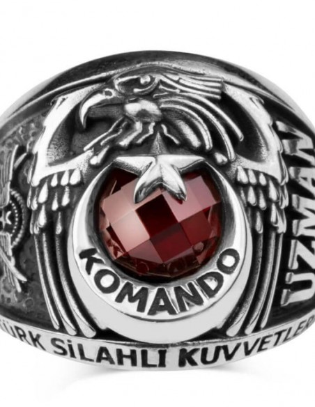 Kartal Başlı TSK Komando Uzman Çavuş  Yüzüğü