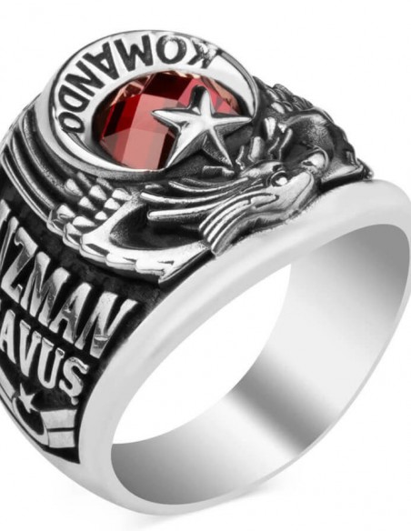 Kartal Başlı TSK Komando Uzman Çavuş  Yüzüğü