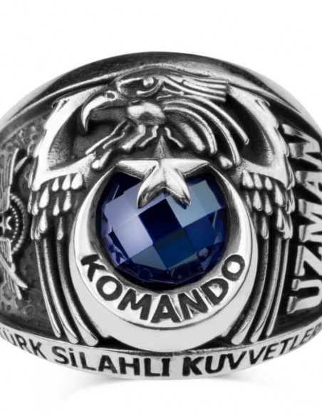 Kartal Başlı TSK Komando Uzman Çavuş  Yüzüğü