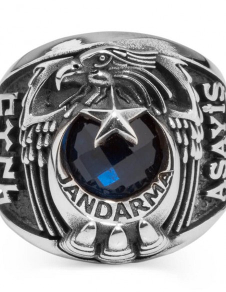 Kartal Başlı Uzman Çavuş Jandarma Asayiş Yüzüğü