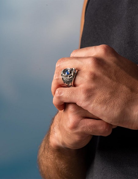 Kartal Başlı Uzman Çavuş Jandarma Asayiş Yüzüğü