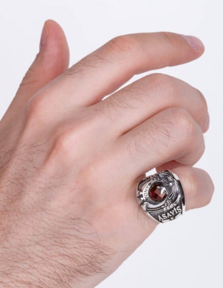 Kartal Başlı Uzman Çavuş Jandarma Asayiş Yüzüğü