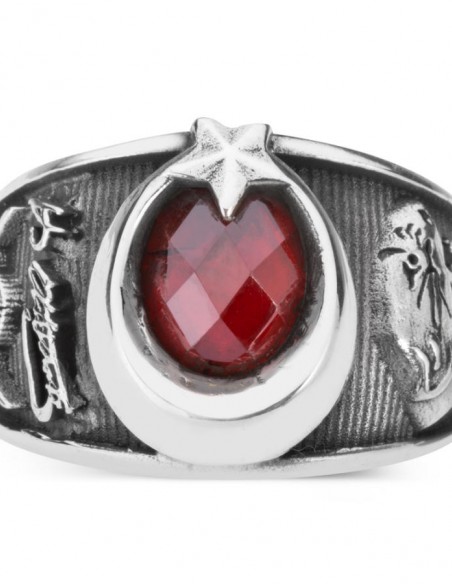 Kemal Atatürk İmzalı Ay Yıldızlı Yüzük