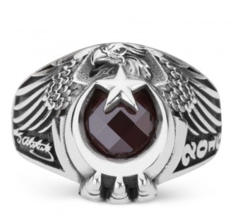 Kemal Atatürk İmzalı Kartal Başlı 2016 Yüzüğü