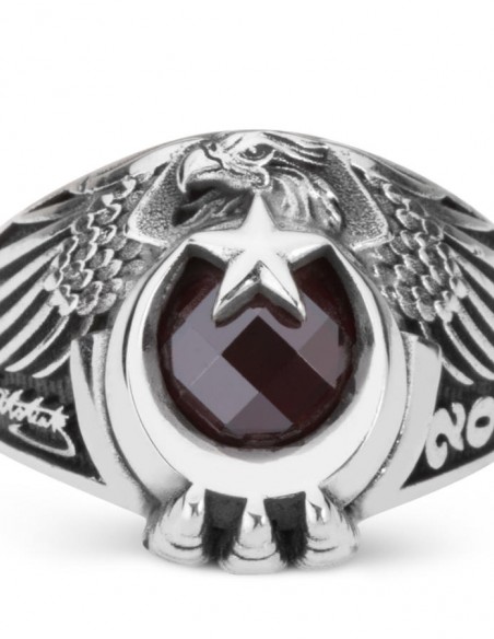 Kemal Atatürk İmzalı Kartal Başlı 2016 Yüzüğü