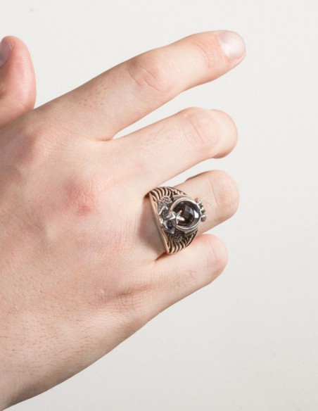 Kemal Atatürk İmzalı Kartal Başlı 2016 Yüzüğü