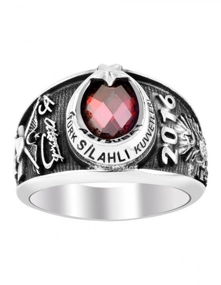 Kemal Atatürk İmzalı TSK Astsubay 2016 Yüzüğü