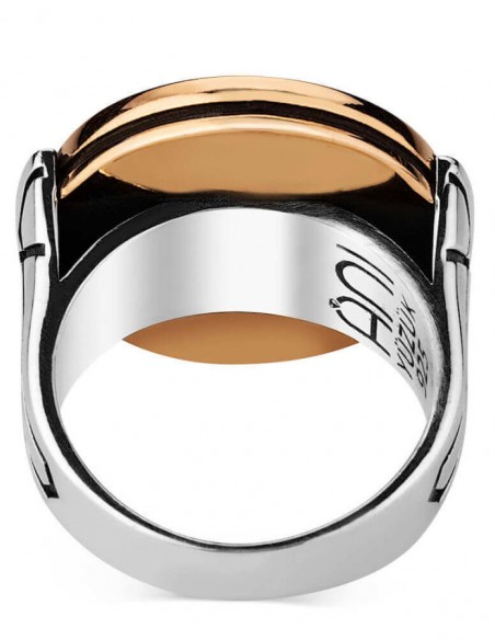 Kişiye Özel Gümüş Erkek Yüzük