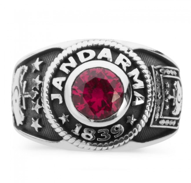 Klasik Tasarımlı Jandarma Yüzüğü