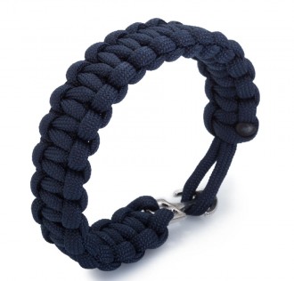 Lacivert Renk Kancalı Paracord Bileklik 2