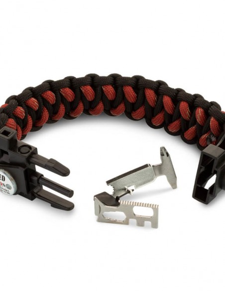 LED Işıklı Pusulalı Survival Paracord Bileklik