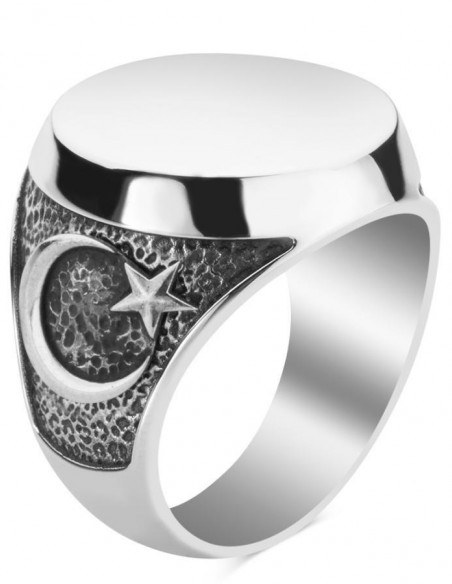 Millet Yüzüğü (Osmanlı Arması- Ay Yıldız)