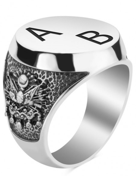 Millet Yüzüğü (Osmanlı Arması- Ay Yıldız)