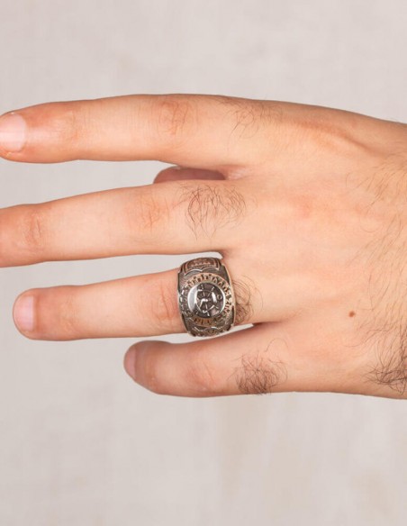 Mineli Dümenli Türk Deniz Kuvvetleri Yüzüğü