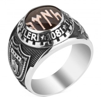 Mineli Göktürkçe Türk Yazılı Türk Deniz Kuvvetleri Yüzüğü 2