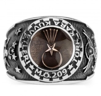 Mineli Şualı Türk Kara Kuvvetleri Yüzüğü