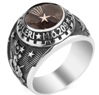 Mineli Şualı Türk Kara Kuvvetleri Yüzüğü 2