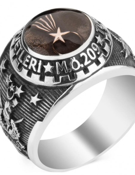 Mineli Şualı Türk Kara Kuvvetleri Yüzüğü