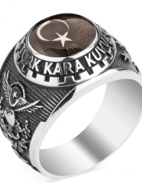 Mineli Şualı Türk Kara Kuvvetleri Yüzüğü