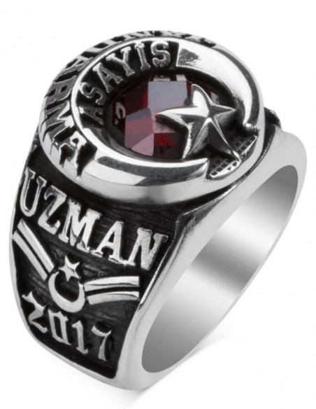 Osmanlı Armalı Jandarma Asayiş Askeri Devre Yüzüğü