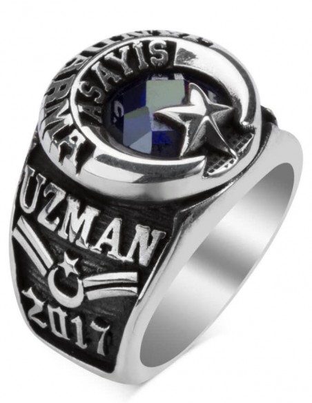 Osmanlı Armalı Jandarma Asayiş Askeri Devre Yüzüğü