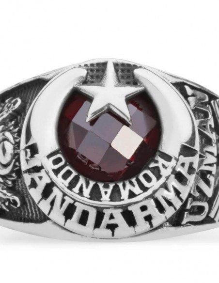 Osmanlı Armalı Jandarma Komando 2017 Askeri Yüzük