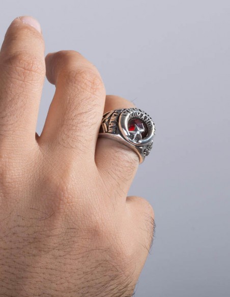 Osmanlı Armalı Jandarma Komando 2017 Askeri Yüzük