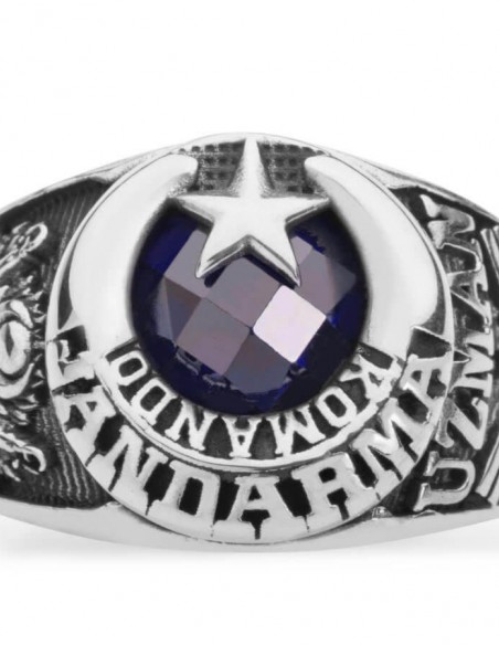 Osmanlı Armalı Jandarma Komando 2017 Askeri Yüzük