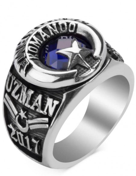 Osmanlı Armalı Jandarma Komando 2017 Askeri Yüzük