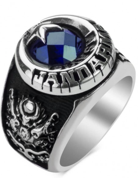 Osmanlı Armalı Jandarma Komando 2017 Askeri Yüzük