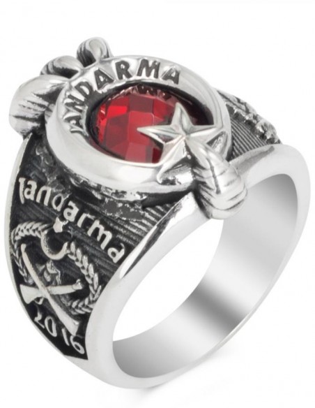 Osmanlı Armalı Jandarma Yüzüğü