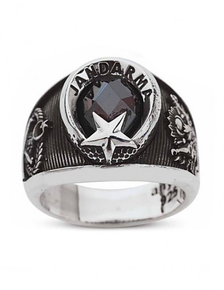 Osmanlı Armalı Jandarma Yüzüğü