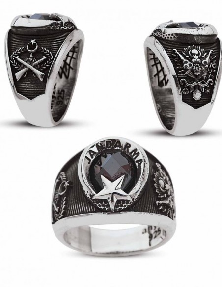 Osmanlı Armalı Jandarma Yüzüğü