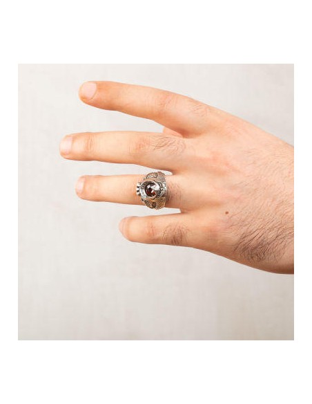 Osmanlı Armalı ve Şualı Jandarma Astsubay Devre Yüzüğü